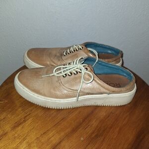 Roan by Bed Stu Womens Zania Slip On Slides Leather Mules Shoes Size 7